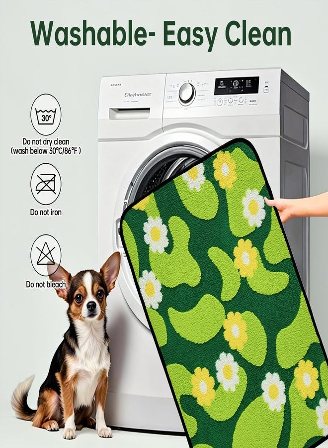 Qeils Reusable Puppy Pads for Small Dogs, Washable Pee Pads with Non-Slip , Absorbent Leakproof Mat for Crates, Playpens, Pet Beds & Whelping, Indoor Potty Training Grass Green, 36"x41", 2 Pack - Image 5